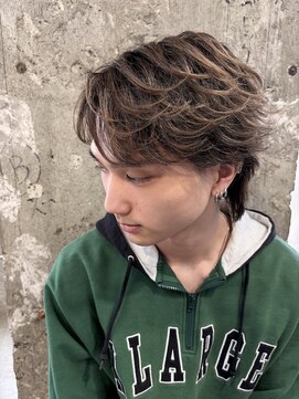 リラクオーレメンズ(LIRA CUORE men's) フェザーパーマ風スタイル