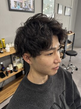 ウェイビー 桜木町店(WAVY) 【WAVY】アップバング×緩めツイスパ