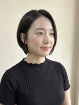 ココカラヘアー ニコ(cococara hair nico)&nbsp;丸みショート/ショートボブ/オリーブベージュ