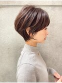 大人女性の上品ショートカット