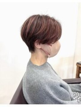 ラポール 柏店(RAPPOR) マッシュショート/レッドブラウン/20代30代40代50代60代
