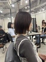 フランチェスカドットボブ(francesca.bob)&nbsp;大人ボブ×オリーブグレージュ【田野剛大】梅田