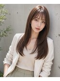 《小顔見え◎》シースルーバング×くびれレイヤー