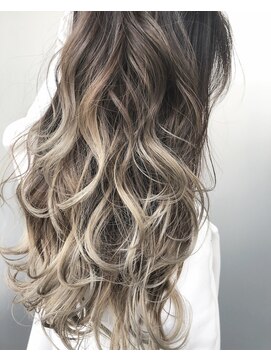 アライブ ハラジュク(ALIVE harajuku) 【ALIVE原宿】バレイヤージュセミウェットグラデーションカラー