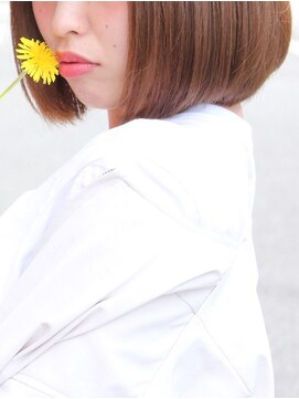 リブ(Live) HOGO水ハイ透明感カラー☆ラベンダーアッシュのボブ３ (久米川)