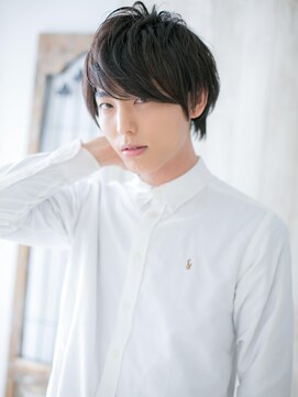 モッズヘア メン 上尾東口店(mod's hair men) ≪mod's men≫厚めバングが新鮮！黒髪爽やかマッシュe