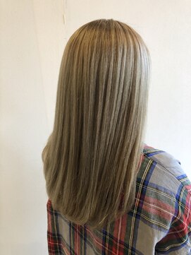 ザ ラブズ ラフズ ヘアー 本店(the loves laughs hair) ホワイトベージュ(^O^)