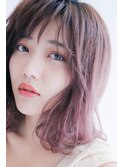 MAXBEAUTY GINZA]ピンクグラデーションバングスボブ☆