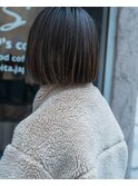 早朝8:30からできます♪ミニボブ×インナーカラーピンク