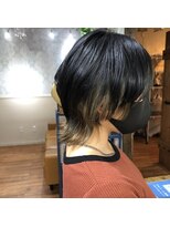 レップ(REP) 【お客様スナップ】ウルフ×インナーカラー