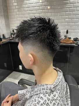 ボルド(MEN'S HAIR SALON BORDO) フェード×スパイキーショート