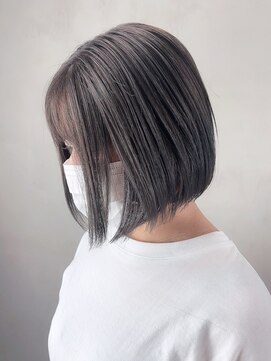 アイティーバイアルバム 松戸店(IT by ALBUM) グレージュボブ_くびれヘアビタミンカラー_ba364611