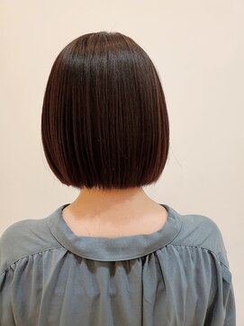 ヘアーデザイン ミヤビ 広尾(HAIR DESIGN MIYABI) 大人しっとりストレートボブ　髪質改善　縮毛矯正