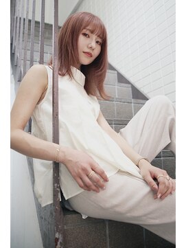 チックタック モーガン モデル(TICK-TOCK MORGAN Model) レイヤーピンクベージュ