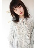 tuuli☆30代40代ペールベージュ切りっぱなしミディアム　20