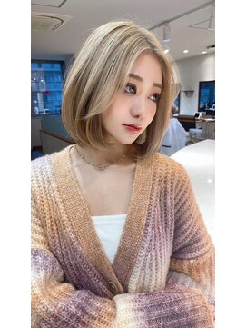 ロンドブルーム 天神大名店(Lond Bloom) 10代20代30代レイヤーボブ髪質改善外ハネボブ似合わせカット