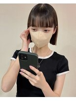 ナループロア ルームー(Nalu pu loa ROOMOO)&nbsp;ゆるまきタッセルカット/タッセルカット/タンバルモリ/韓国ボブ