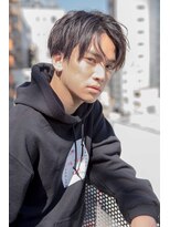 小久保Style☆波巻きハイライト束感ツーブロックマッシュパーマ