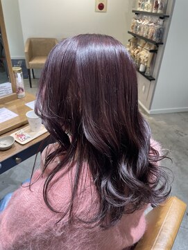 アヴァンスアンス 広島袋町店(AVANCE.ens) ブリーチなしダブルカラーとラベンダーカラー