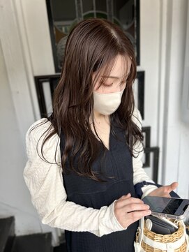 ラクレ(d.la cle) まろみグレージュとゆるウェーブ【ラクレ/西大分】