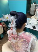 お団子ヘア