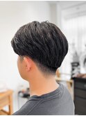 【メンズ★大名】刈り上げ×ツーブロック×センターパート×眉毛
