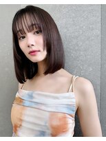 ロンドイディールバンダイ 新潟万代(Lond ideal) オリーブベージュ/髪質改善/縮毛矯正/ボブ/前髪/顔周り/新潟万代