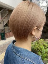 エトラ 渋谷店(etora)&nbsp;ハイベージュ　ショートボブ