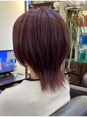 ネオウルフカット◎モーヴピンクベージュ【池袋/ウルフ/ピンク】