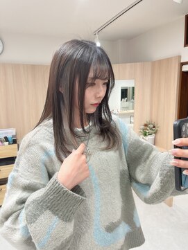 メロウ(mellow) インナーカラー×ホワイトシルバー