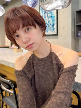 オーブヘアー ロータス 今治店(AUBE HAIR lotus) 20代・30代_大人可愛い_耳掛けショート