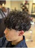 【タテ落ちパーマ】