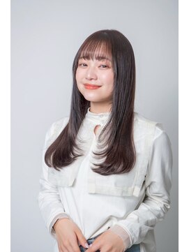 ルフュージュ バイ プロデュース 相模大野店(Refuge by Produce) チョコレートブラウン/レイヤーカット/ストレートロング