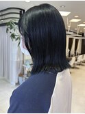 __ネイビーブルー__ブリーチカラー__ブルーブラック__