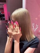 ダズリングディア(Dazzling Deer)&nbsp;ミルクティーベージュ/切りっぱなしボブ/夏