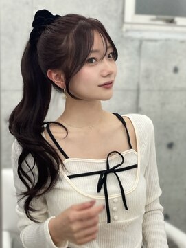 エヌアイ オモテサンドウ(ni omotesando) 韓国ヘア/顔周りカット/シースルーバング　上野