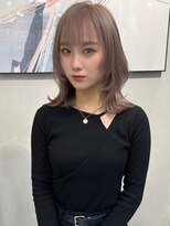 ネハス 名古屋栄店(nehus.)&nbsp;ブリーチ/クラゲヘアー/小顔に見せるヘア/ココアベージュ