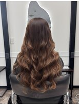 ロア 熊本(LOA)&nbsp;コテ巻き風パーマ　32ミリ風