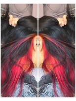 アットティー 金沢文庫(at tee...)&nbsp;【at tee...】インナーカラー×オレンジ×ピンク×パープル