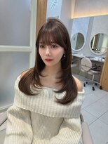 アフロートリノ(AFLOAT Leino) 前髪あり 韓国風ナチュラルレイヤー