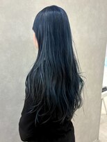 ヴィサージュアクト(VISAGE a.c.t)&nbsp;【ブリーチ必須】深みたっぷりのネイビーブルーカラー