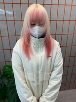 ペレ 原宿(PELE) ダブルカラー/ケアブリーチ/羽エクステ/原宿