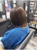 白髪ぼかし艶カラー