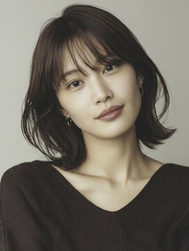 ライクバイコトナ 越谷(RIKE by kotona) ショートボブ髪型20代30代40代50代前髪あり前髪なし面長丸顔越谷