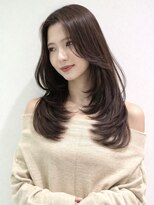 オーロ 塚口店(ORO)&nbsp;小顔くびれレイヤー×艶ブラウン