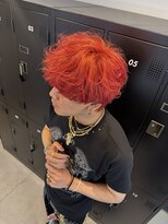 ブリーチ 静岡店(BLEACHi)&nbsp;赤髪ショートウルフ