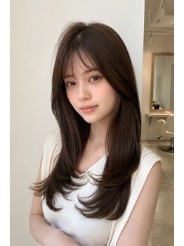 ハルプ バイ アーリィ 西宮北口店(HALB by ARLY)の写真/【髪質改善・縮毛矯正・ストレートで失敗したくない方へ】柔らかく自然な艶髪に♪