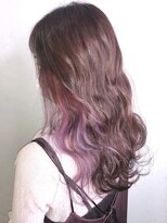 ソース ヘア アトリエ 京橋(Source hair atelier) 【SOURCE】インナーピンクパープル
