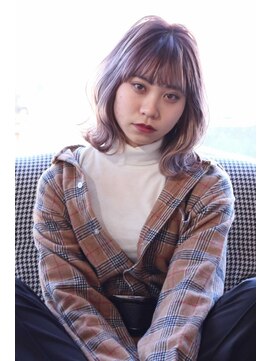 バルス(BLS) カラーを思いっきり楽しんじゃおう外ハネウェーブミディアム