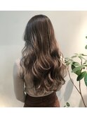 ブリーチ必須、透明感カラー